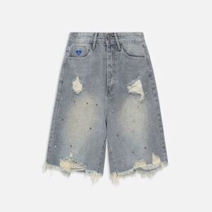 Aelfric Eden Rhinestone Application Jorts size 34